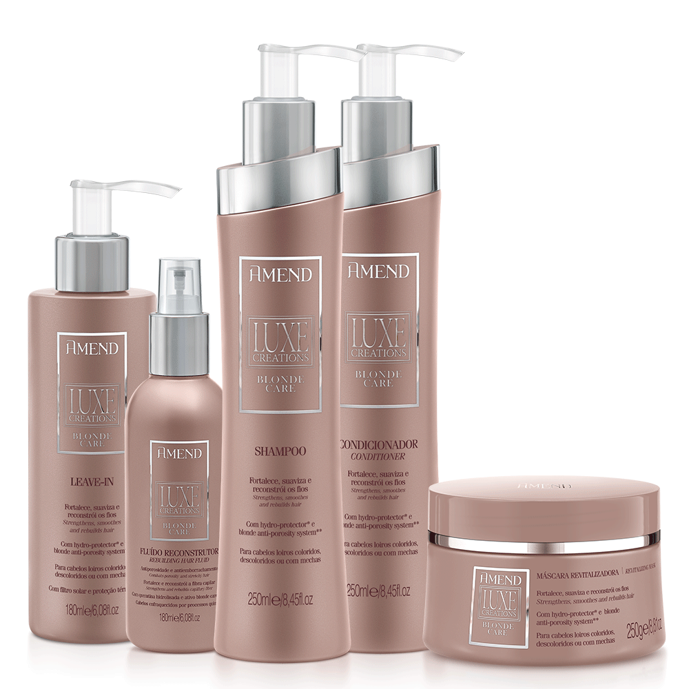Kit Amend Luxe Creations Blonde Care | 5 produtos image number 0